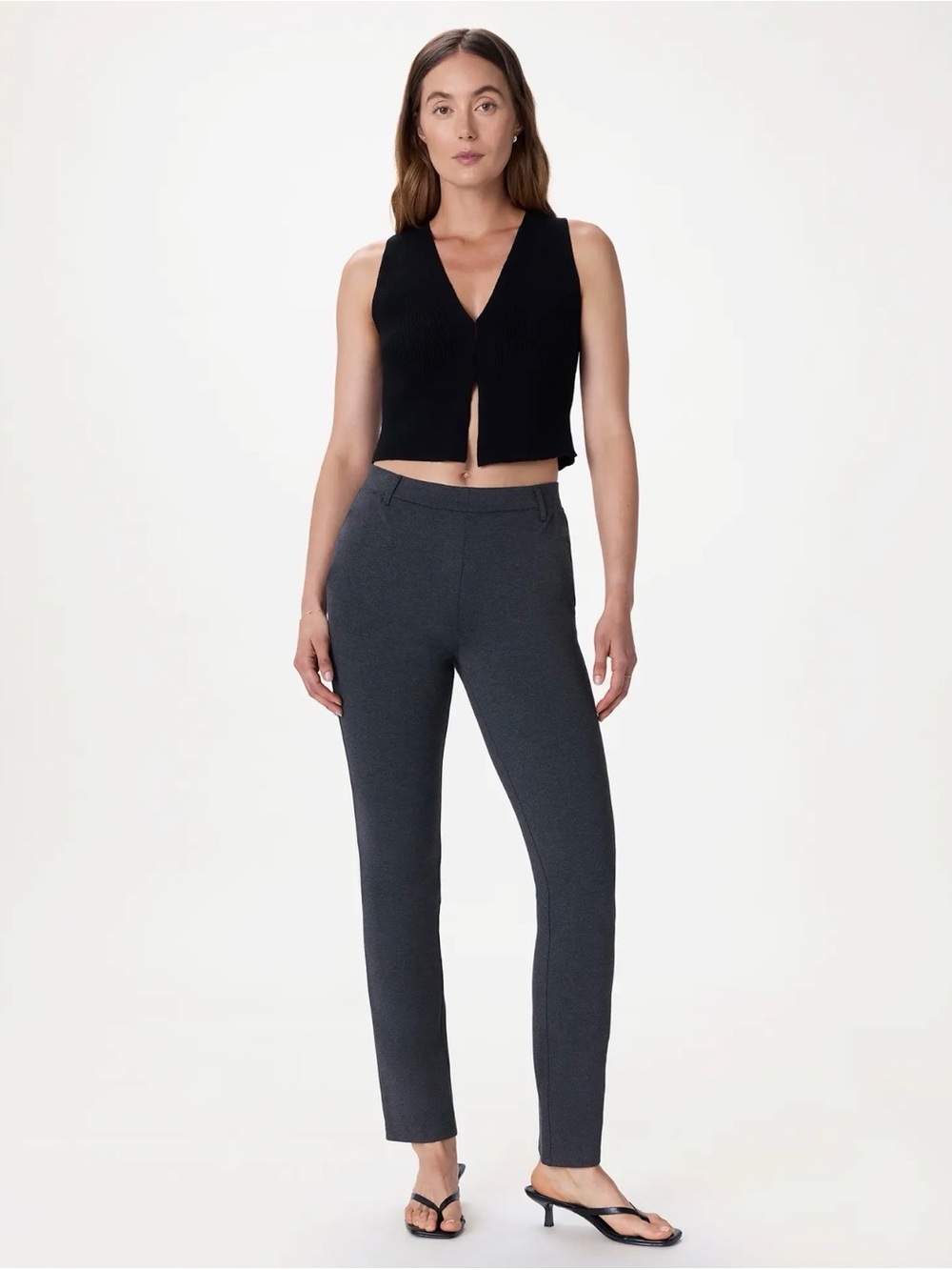 Quince - Ultra stretch ponte  Straight-Leg Pants  - MP